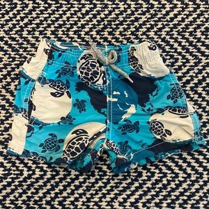 Vilebrequin toddler swim trunks size 2T Sea Turtle print
